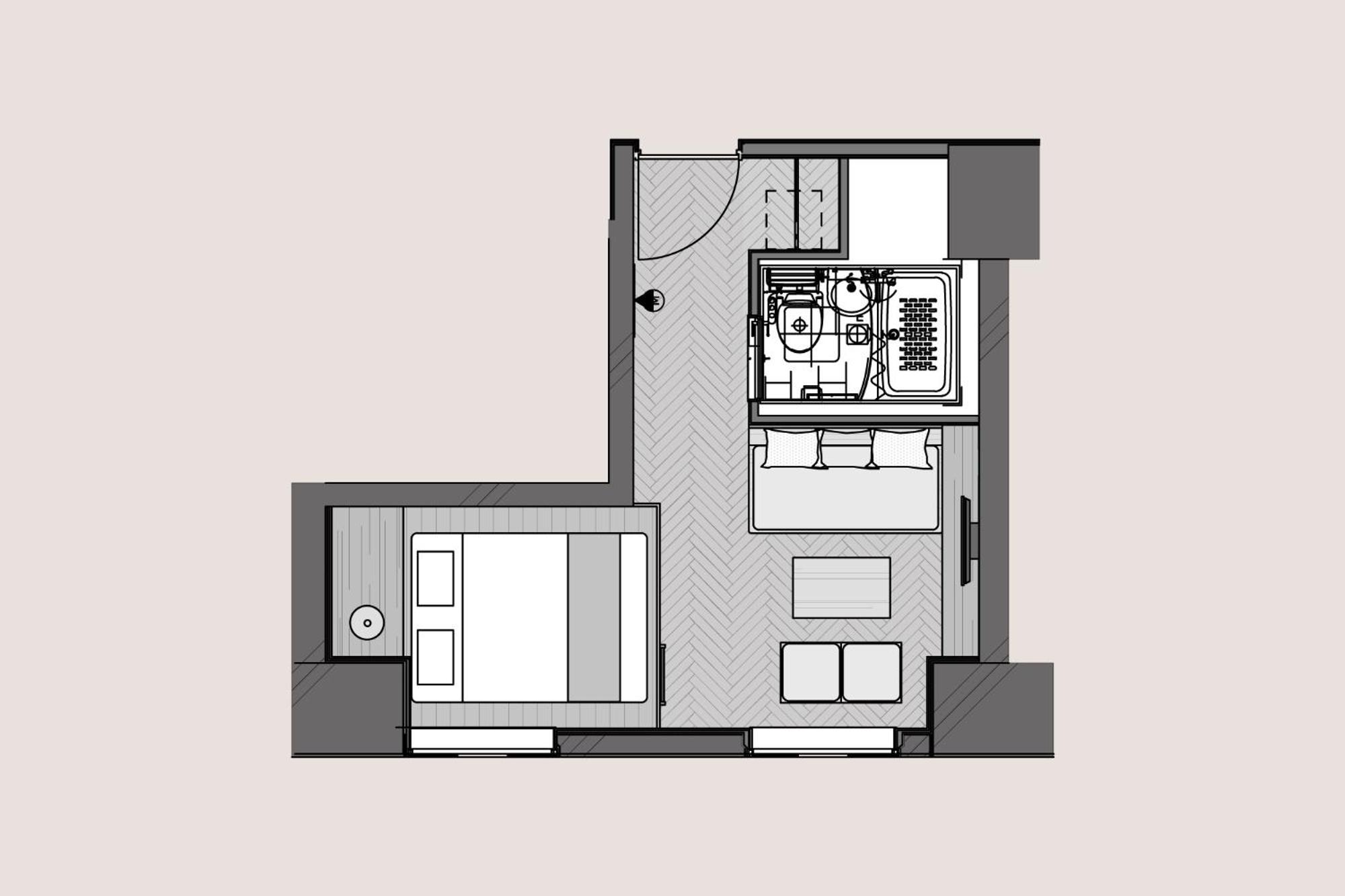 Hotel Mei Fukuoka Tenjin Zimmer foto